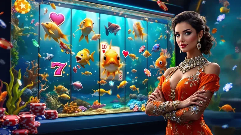 Antarmuka slot mobile dengan tombol putar dan panel permainan