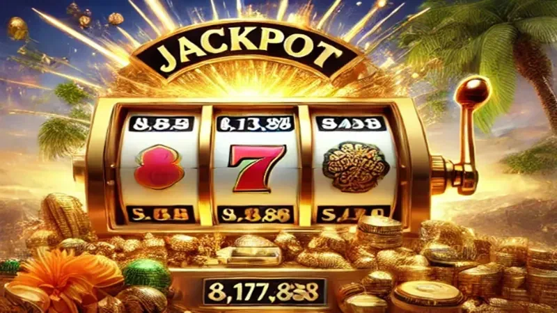 Tampilan simbol dan reel pada permainan slot digital